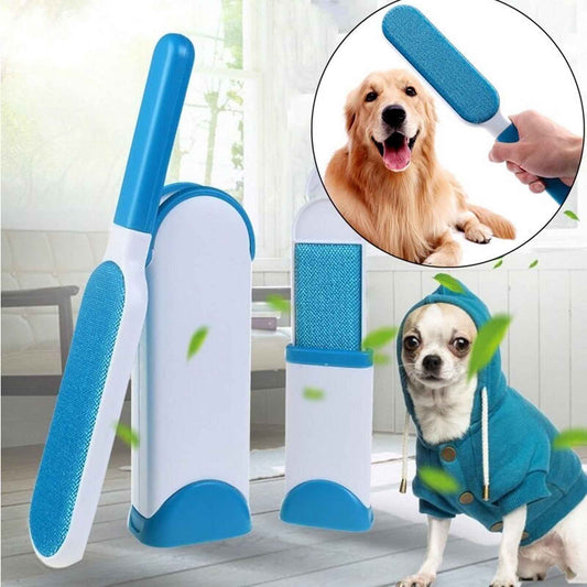 Cepillo Quita Pelos De Mascota 2pcs Azul